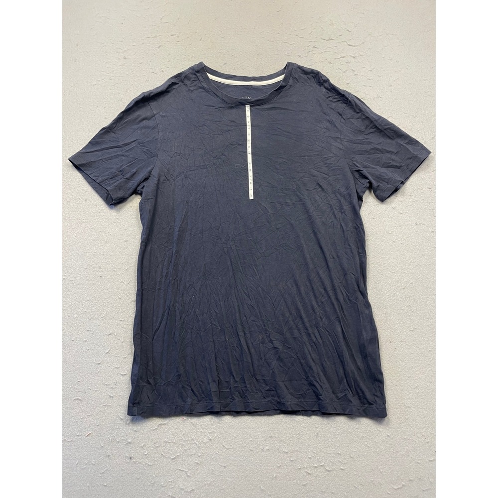 Armani Exchange T-Shirt Pima Cotton Navy Blue Medium Mens